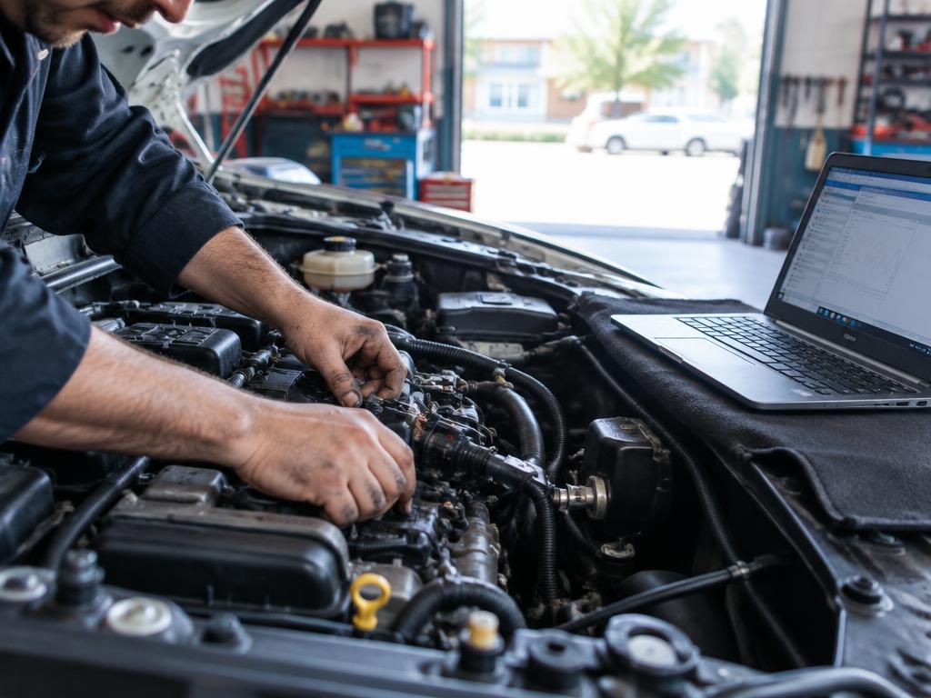 E&S Motor's Oto Tamir (temsili yapay zekâ görseli)