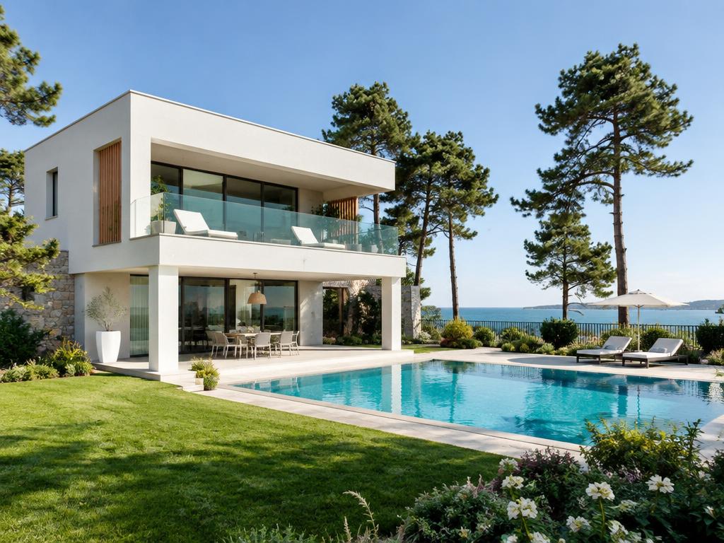 Deniz manzaralı havuzlu modern villa – Kumbaba Sahil, Şile
